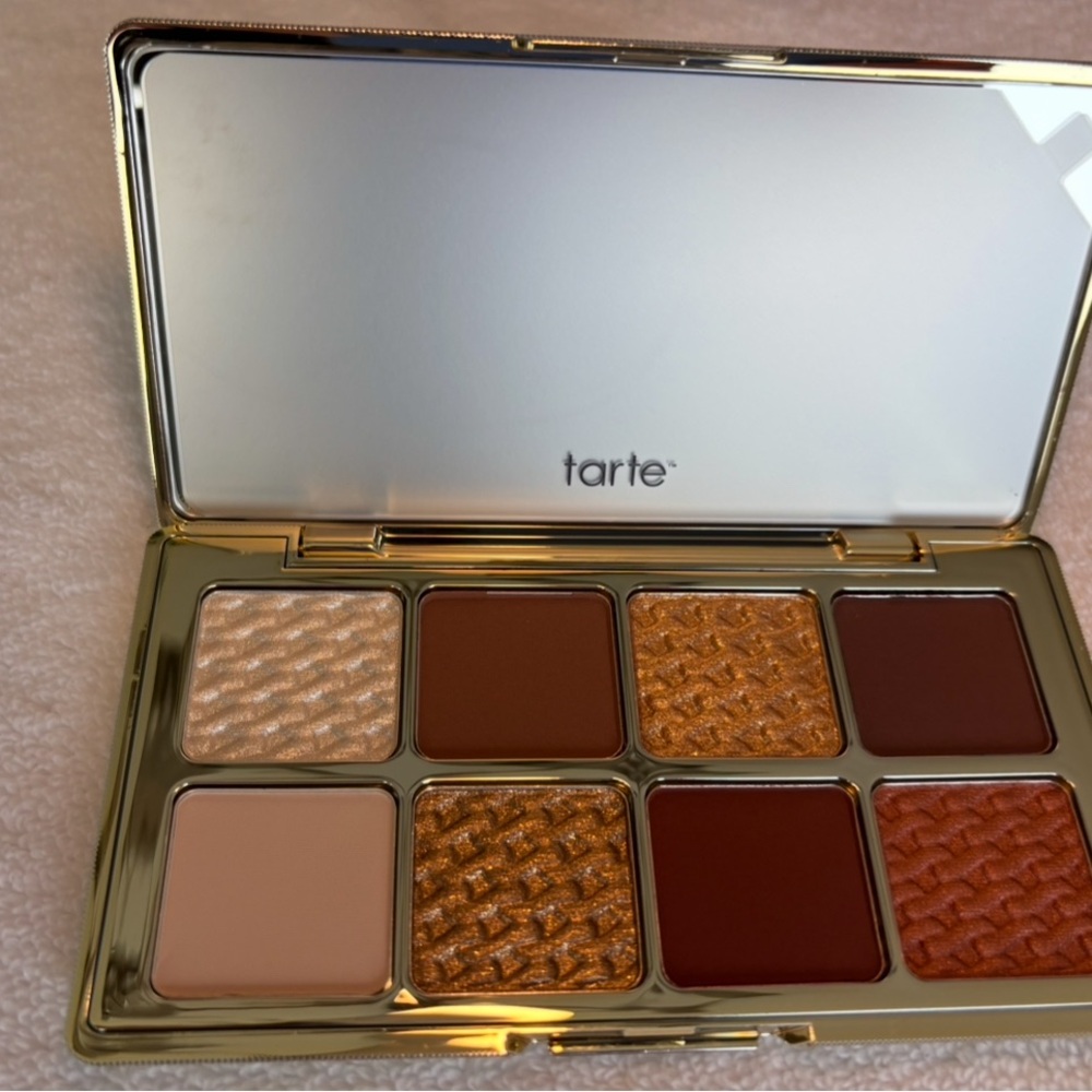 Tarte Luxury Eyeshadow Palette “Gilded” NEW 8 shades Glam Golds Neutrals$38 MSRP